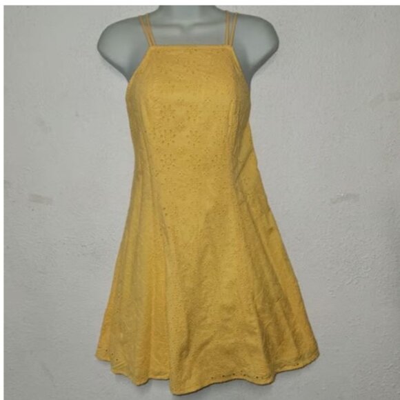 Hollister ** stylish yellow summer dress in size Medium - Picture 10 of 11